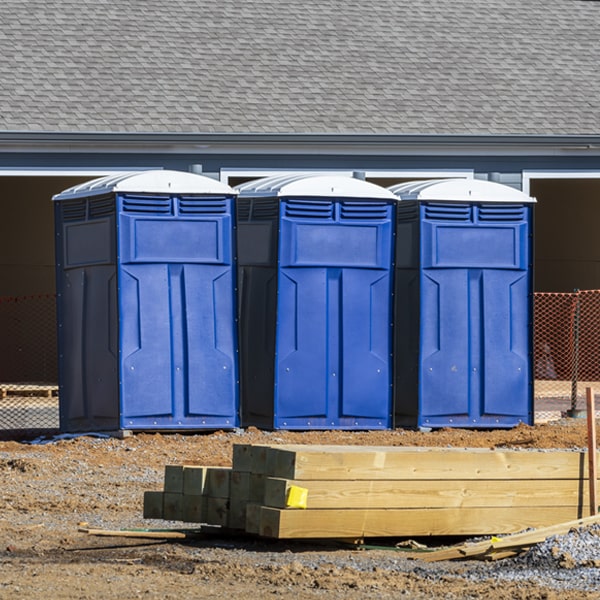 what is the expected delivery and pickup timeframe for the porta potties in Church Point Louisiana